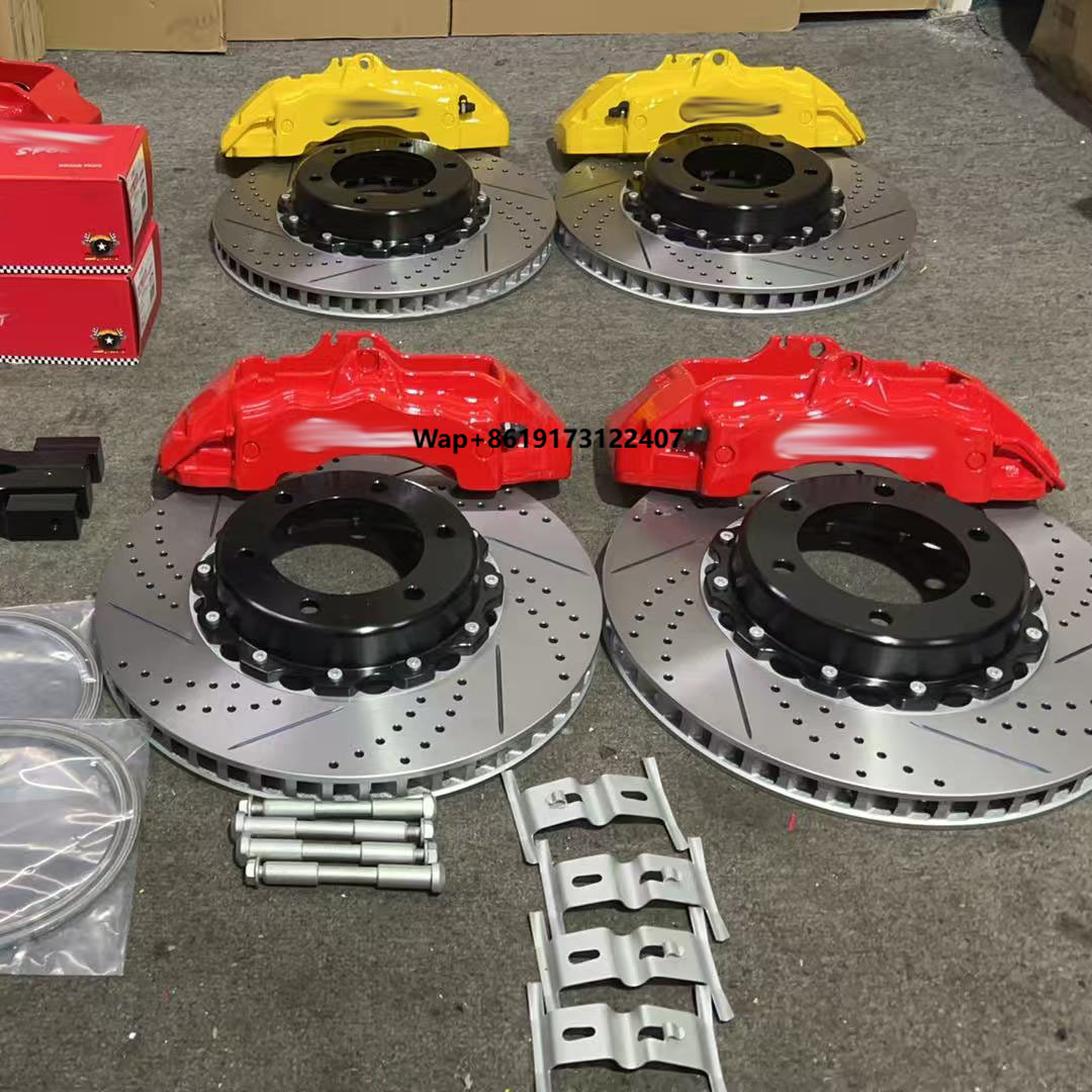 Forged Front Brake Caliper 4 Piston - Nowy zestaw zmodyfikowanych zacisków hamulcowych, 6-tłoczkowe