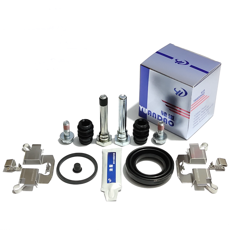 Front Rear Brake Caliper Bracket Kit - Sworzeń z gwintem prowadnicy wspornika przedniego