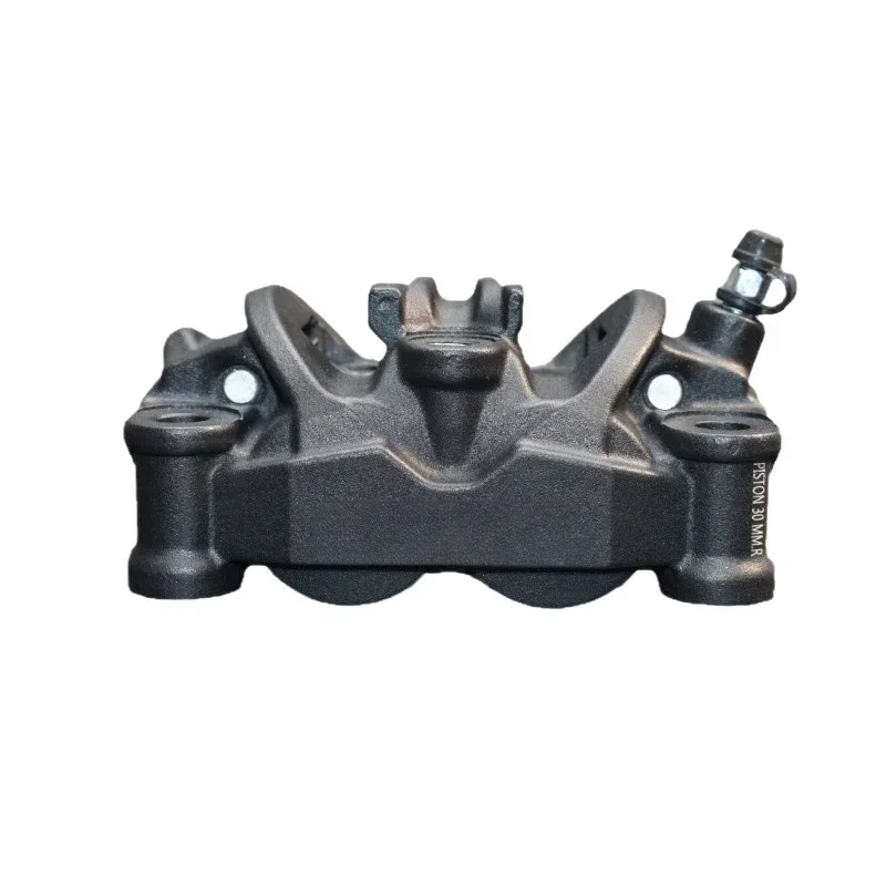 Forged Front Brake Caliper 4 Piston - Przezroczysty, asymetryczny, 4-tłoczkowy zacisk hamulcowy 100MM